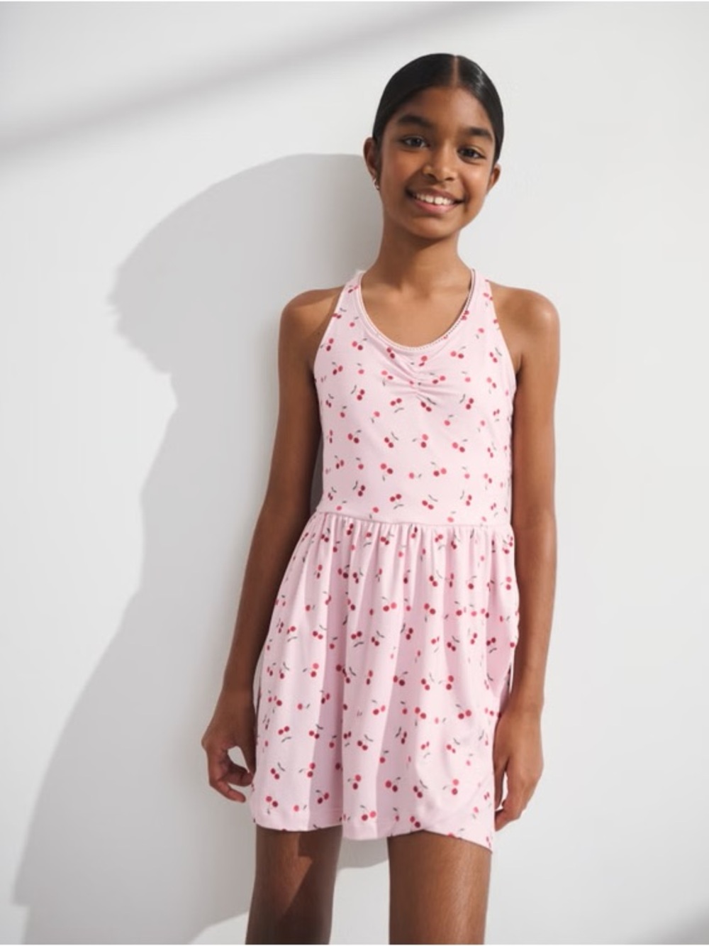 NWT A&F YBP Cherry wrap mini dress